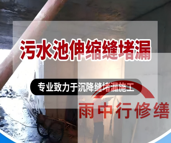 承德某污水处理厂钢筋混凝土池堵漏案例