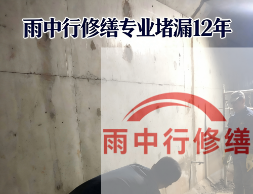 承德某商场电梯井堵漏案例